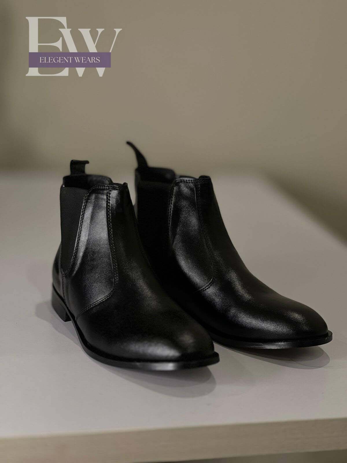 CHELSEA BOOTS – PREMIUM BLACK LEATHER WINTER COLLECTION