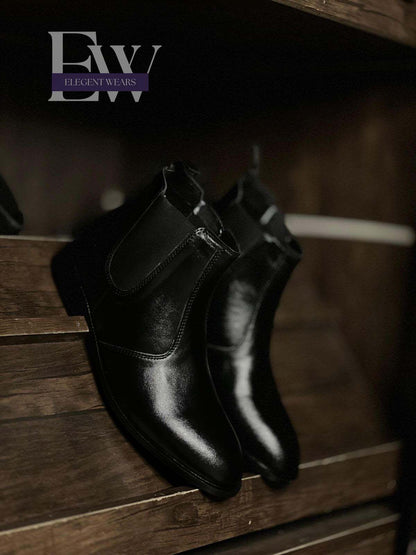 CHELSEA BOOTS – PREMIUM BLACK LEATHER WINTER COLLECTION
